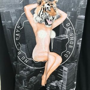 DC Shoe Company Tiger Pin Up Graphic Tee